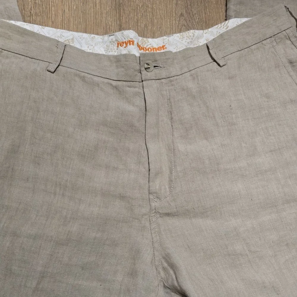 Reyn Spooner‎ Mens linen Chino Pants 36x29
